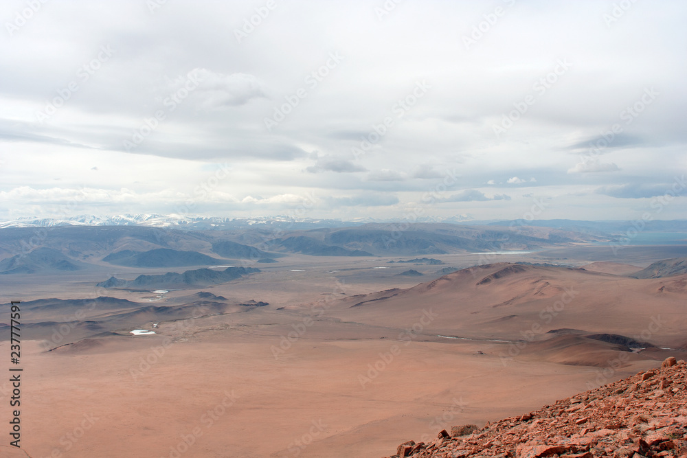 The Tolbo lake area in Mongolia