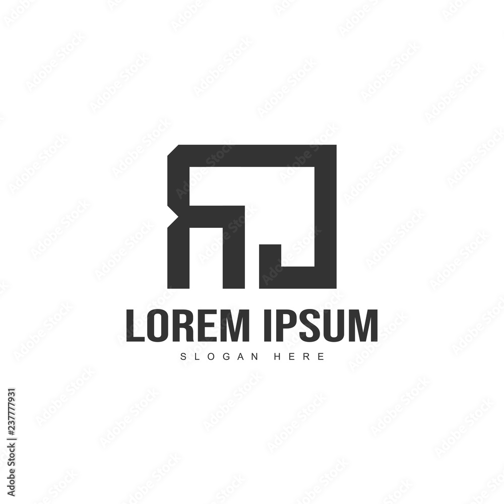 Initial letter logo template. Minimalist letter logo Initial letter logo template. Minimalist letter logo