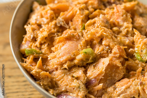 Homemade Spicy Cajun Salmon Dip