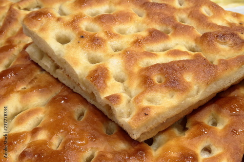 FOCACCIA GENOVESE, GENOESE FLAT BREAD photo