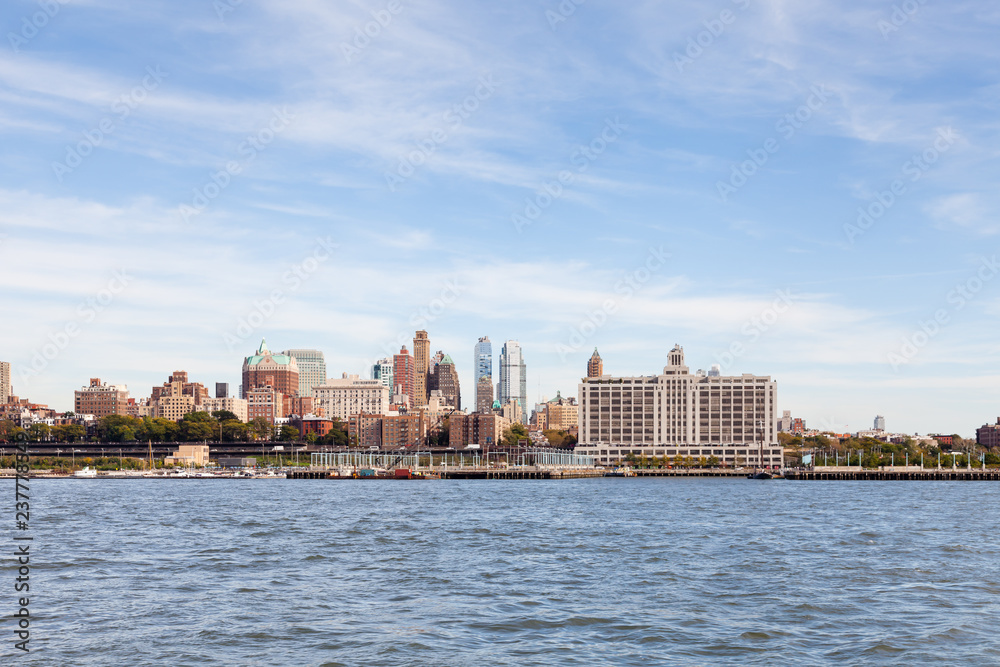 Brooklyn Skyline. A view of the Brooklyn skyline in New York City as viewed from Manhattan across the East River. Brooklyn Skyline. A view of the Brooklyn skyline in New York City as viewed from Manhattan across the East River.