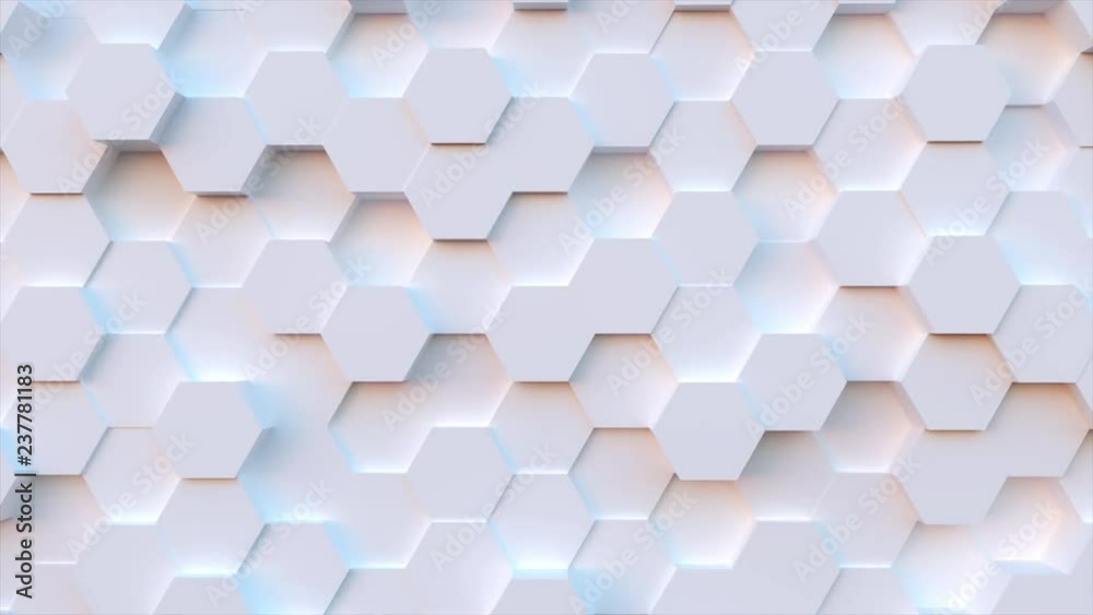 technology hexagon pattern background