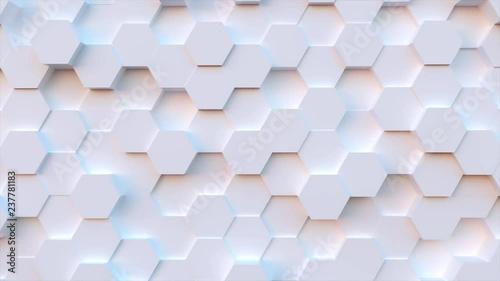 technology hexagon pattern background