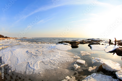 sea ice natural scenery