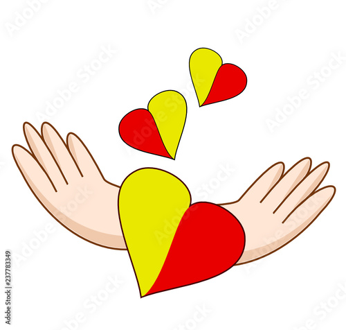 Logo autour du coeur