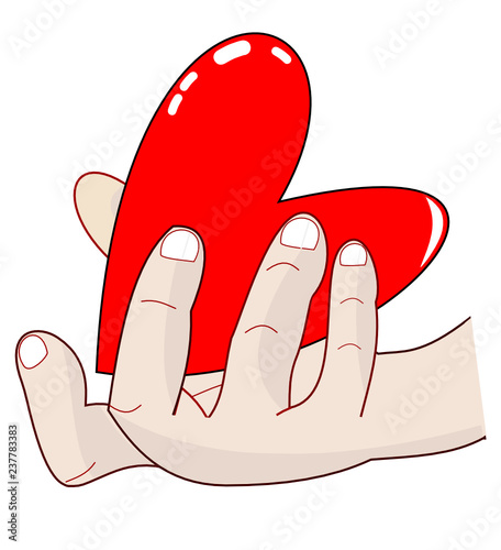 Logo autour du coeur