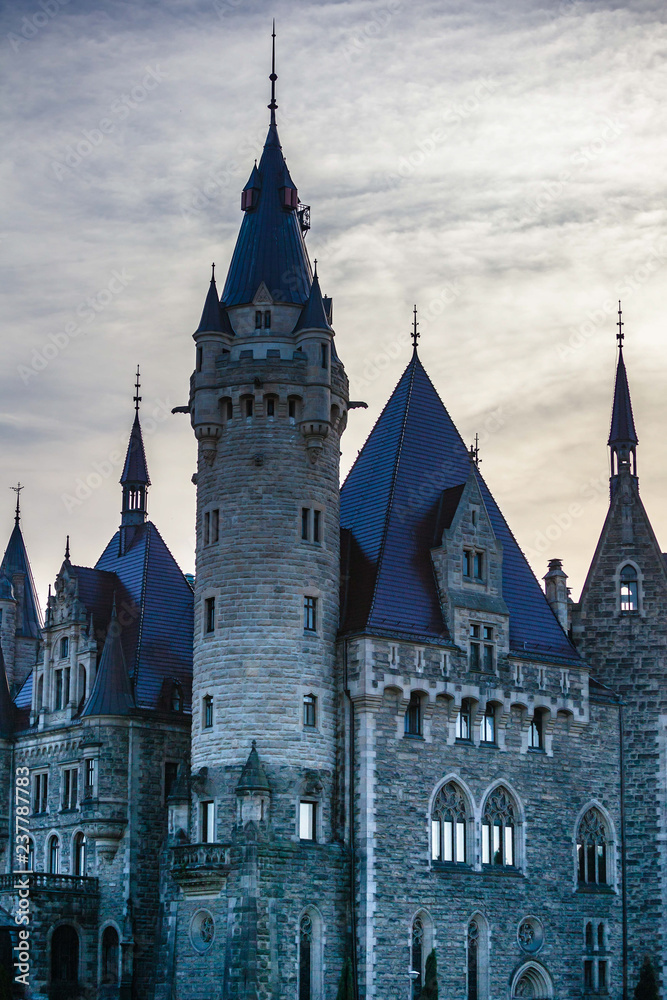 Fototapeta premium Moszna Castle in Poland