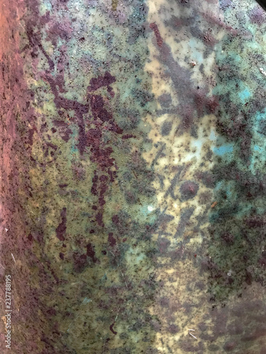 Discolored Rusty Dented Texture