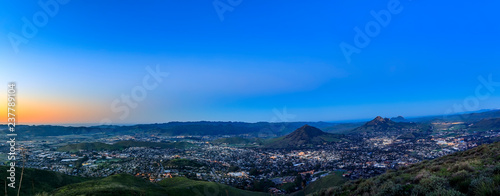 Panorama of City at First Light of Dawn © Mark