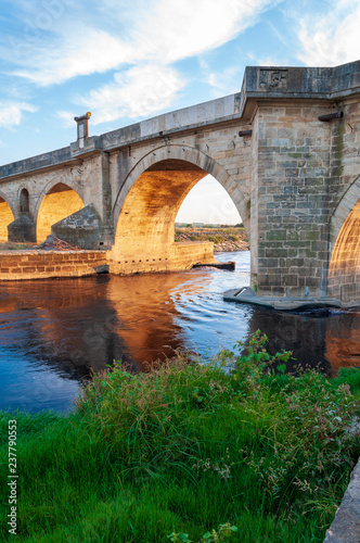 Uzun bridge in Uzunkopru, Edirne, Turkey