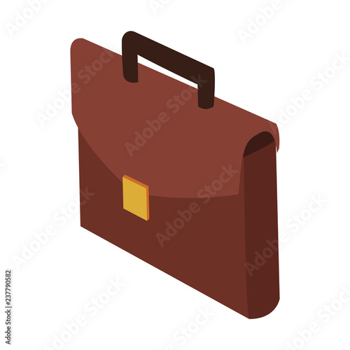 Business briefcase isometric