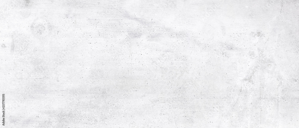 Naklejka premium Texture of old white concrete wall for background