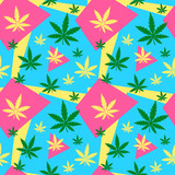 Marijuana,green weed, dope seamless 