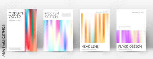 Flyer layout. Minimal resplendent template for Bro