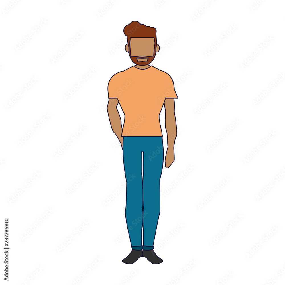 Fototapeta premium Young handsome man