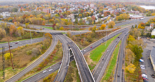 New England Highways East Hartford Connecticut Aerial