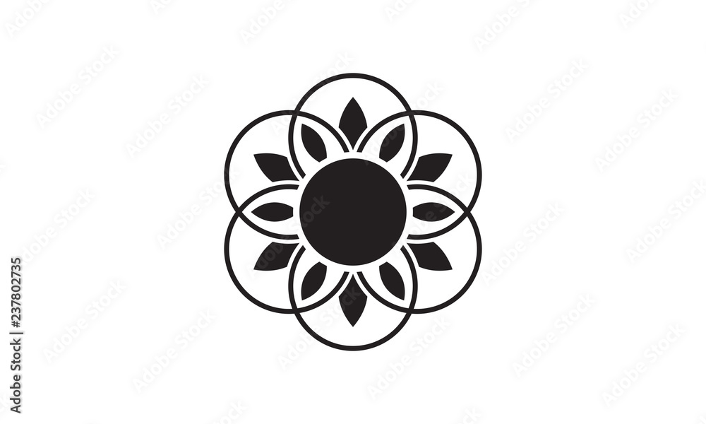 Flower logo Flower logo