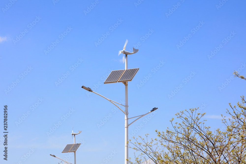 Solar wind street light Solar wind street light