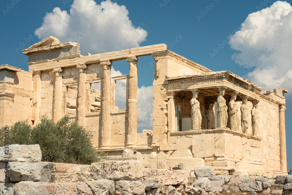 The Doric temple Parthenon at Acropolis hill