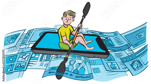Navigating an ocean of online media