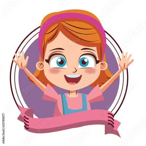 Girl children cartoon