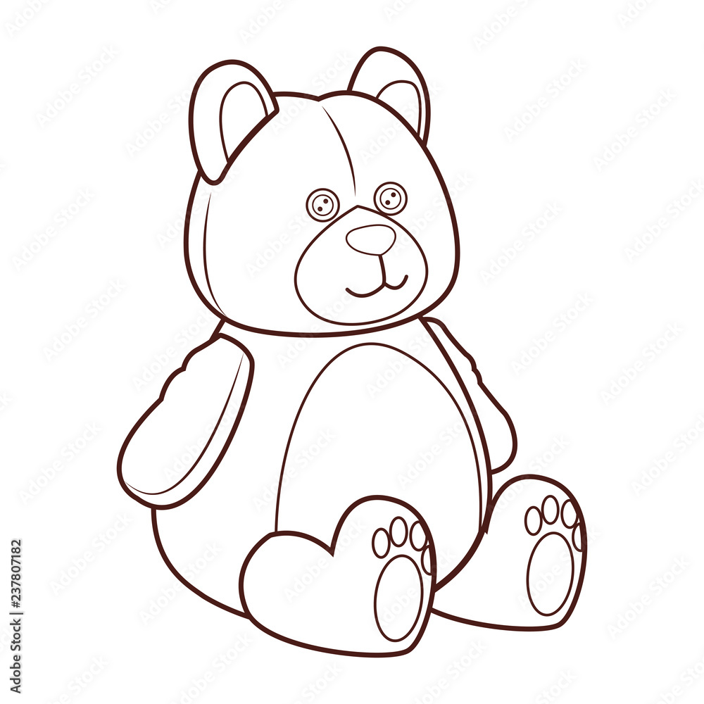 Fototapeta premium Teddy bear cartoon