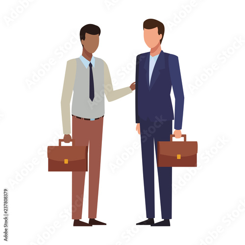 business people working