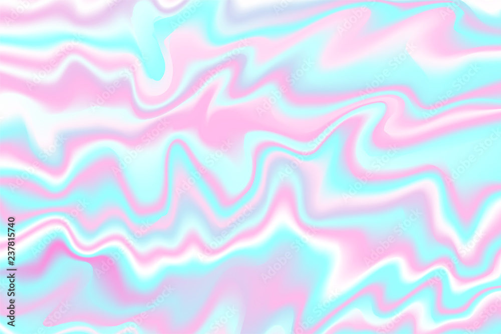 Holographic background 80s – 90s colorful pink blue. Wallpaper ...