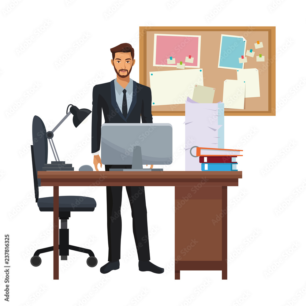 businessman at office businessman at office