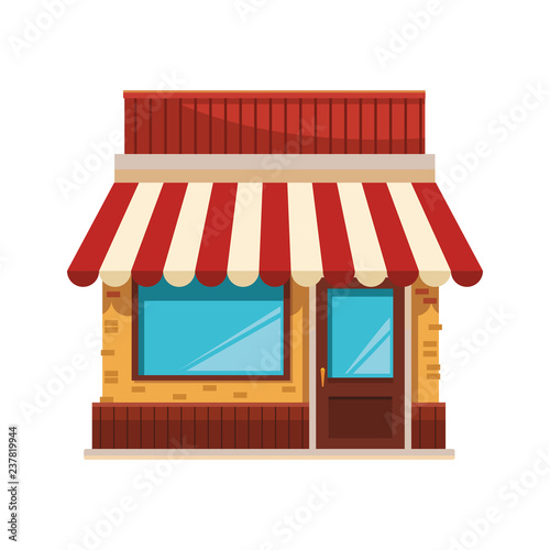 store building cartoon