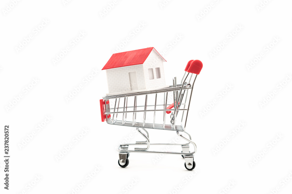 The house is in the shopping cart