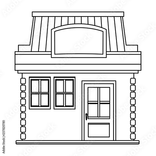 store building cartoon