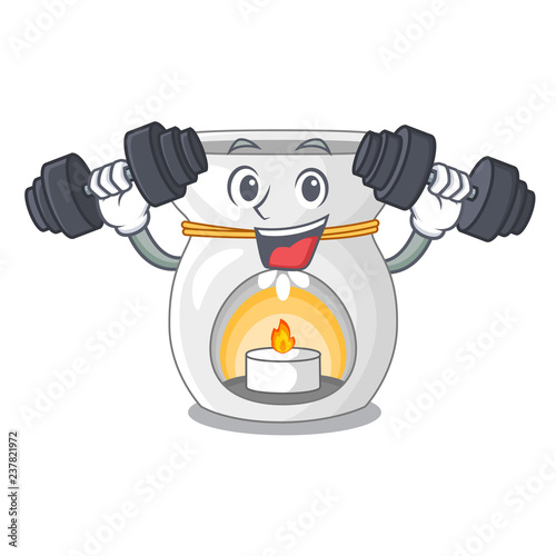 Fitness aroma lamp in a cartoon versions