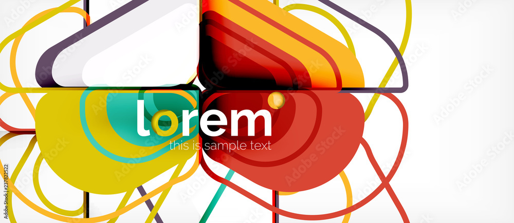 Abstract background multicolored geometric shapes modern design Abstract background multicolored geometric shapes modern design