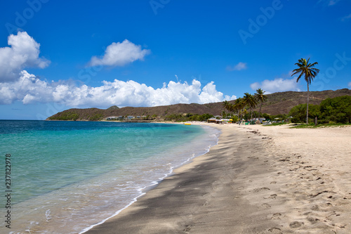 Pristine beach in St. Kitts  