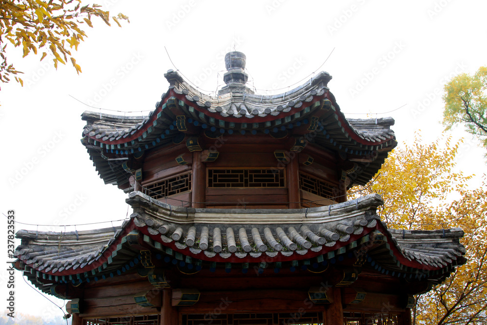 Chinese traditional style landscape architecture Chinese traditional style landscape architecture