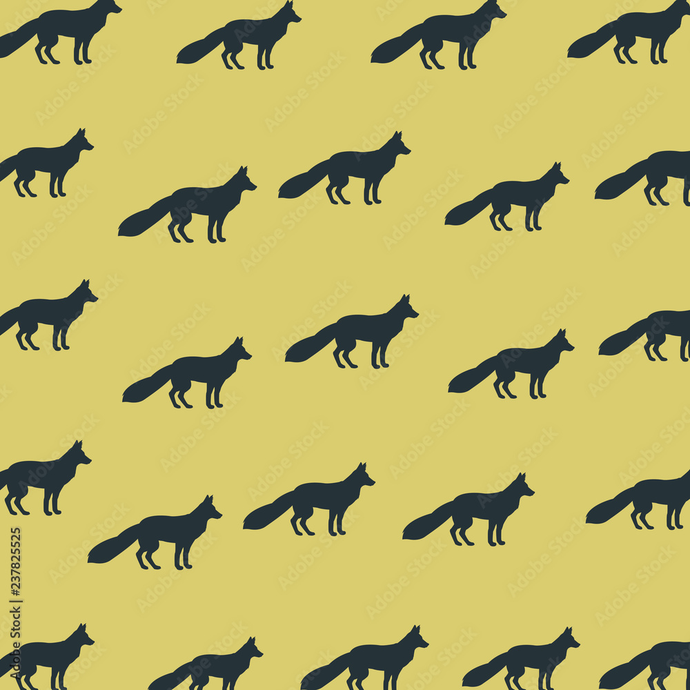 Obraz premium fox wild animal background