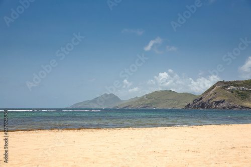 Pristine beach in St. Kitts 