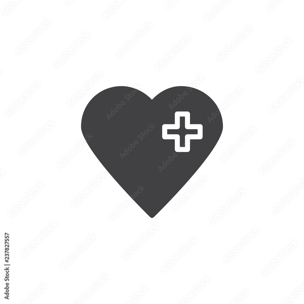 Medical heart vector icon. filled flat sign for mobile concept and web design. Heart with medical cross simple solid icon. Health Care symbol, logo illustration. Pixel perfect vector graphics Medical heart vector icon. filled flat sign for mobile concept and web design. Heart with medical cross simple solid icon. Health Care symbol, logo illustration. Pixel perfect vector graphics