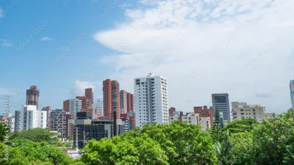 Skyline Timelapse of Barranquilla, Colombia on a Hot Sunny Day Skyline Timelapse of Barranquilla, Colombia on a Hot Sunny Day