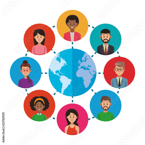 Social network concept