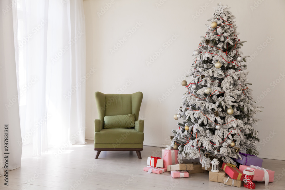 Interior lights Christmas tree Garland new year holiday gifts white home decor Interior lights Christmas tree Garland new year holiday gifts white home decor