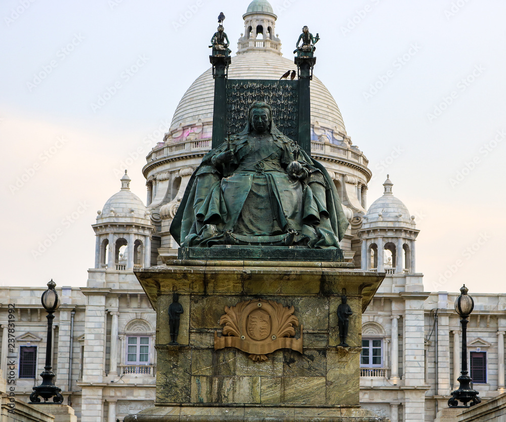 Statue of Queen Victoria - Victoria Memorial Hall, Kolkata, India