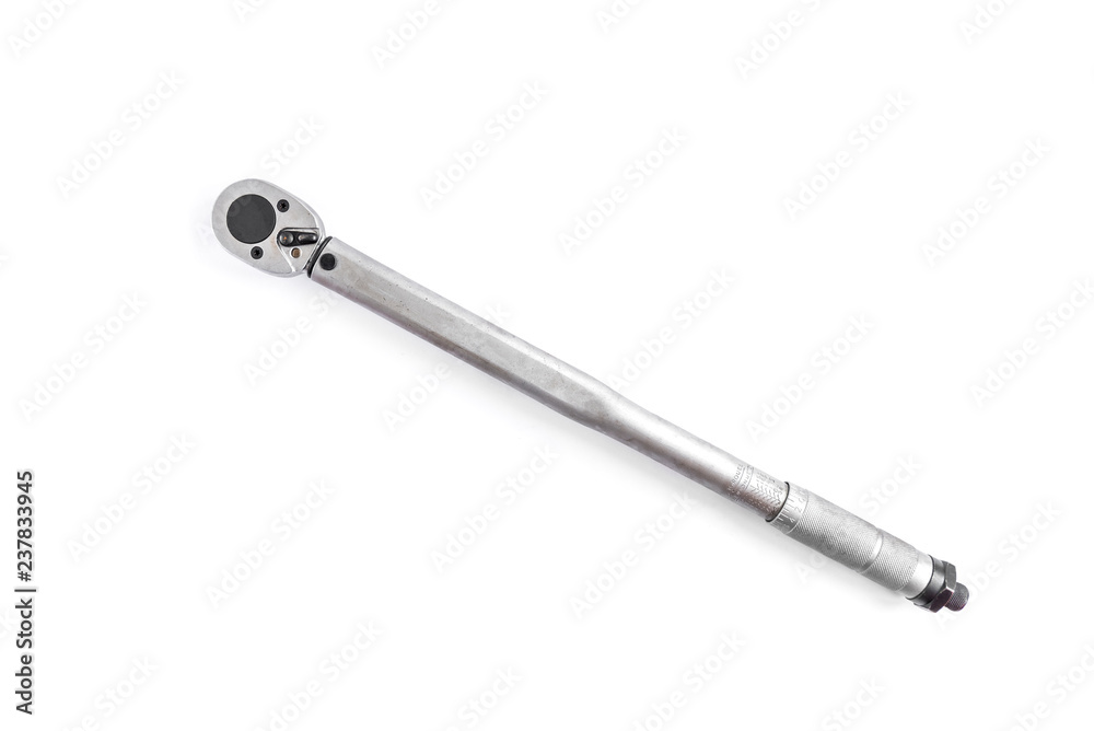 Torque wrench isolated on white background. Torque wrench isolated on white background.