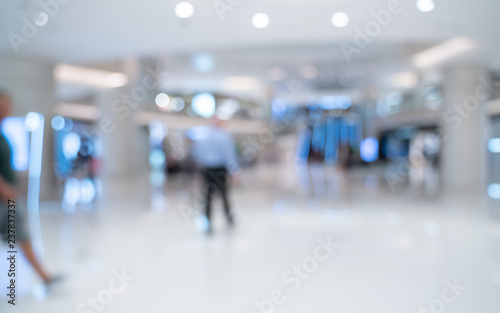 Passenger At The Airport Terminal Blurred Background