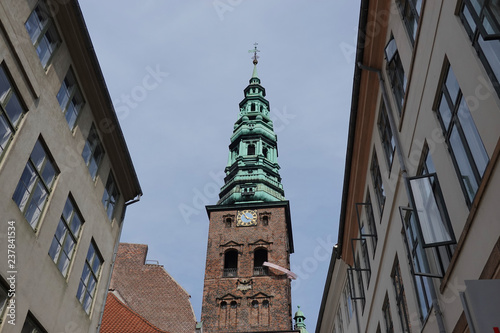 Photography Old tower in Copenhagen, Denmark
