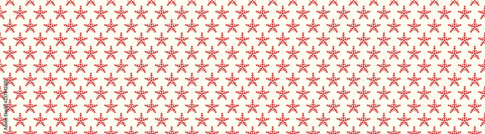 Christmas background with hand drawn snowflakes. Vector.