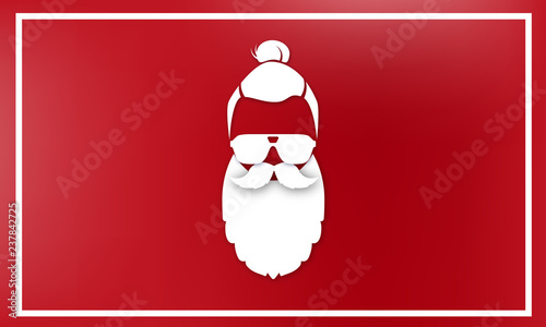 Santa with man bun