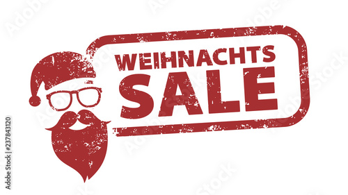 Stempel - Weihnachtssale - Santa Gesicht