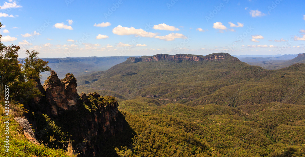 Three Sisters is the Blue Mountains’ most Impressive landmark. Located at Echo Point Katoomba, New South Wales, Australia